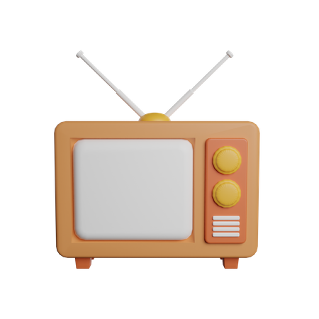 Televisão  3D Illustration