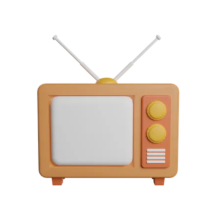 Televisão  3D Illustration