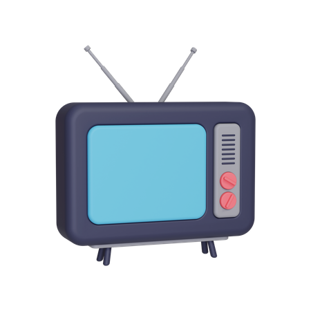 Televisão  3D Illustration