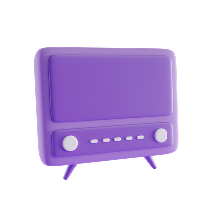 Televisão  3D Icon