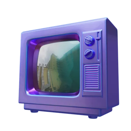 Televisão  3D Icon