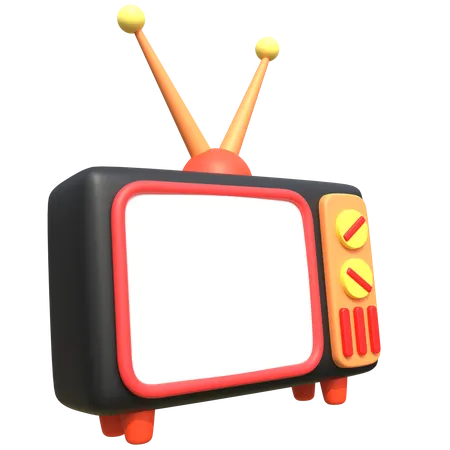 Televisão  3D Icon