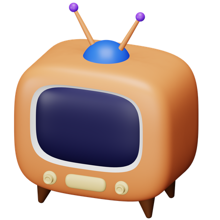 Televisão  3D Icon