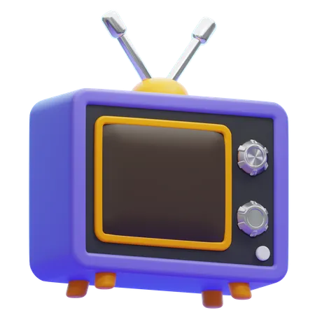 Televisão antiga  3D Icon