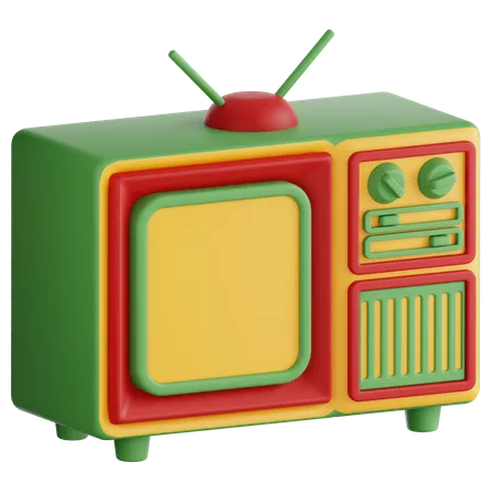 Televisão antiga  3D Icon