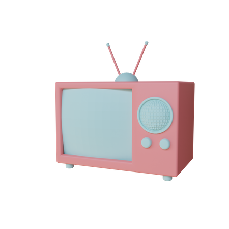 Televisão antiga  3D Icon