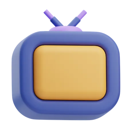 Televisão antiga  3D Icon