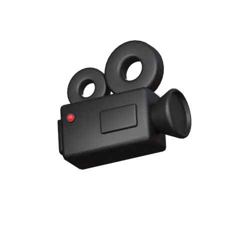 Video Record Camera 3 D Icon 3D Icon