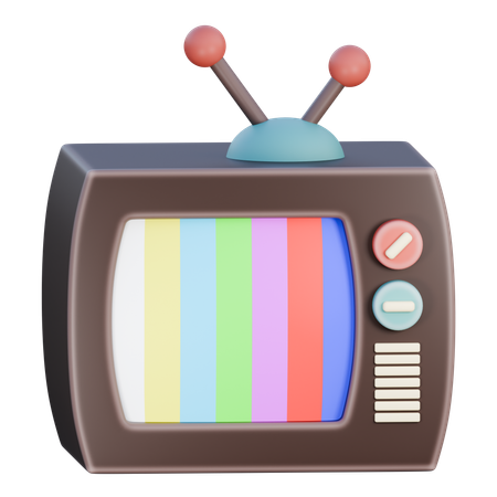 Televisión  3D Icon