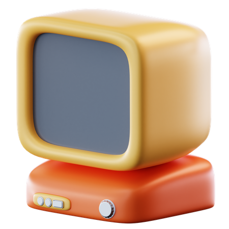 Television  3D Icon