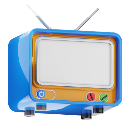 텔레비전  3D Icon