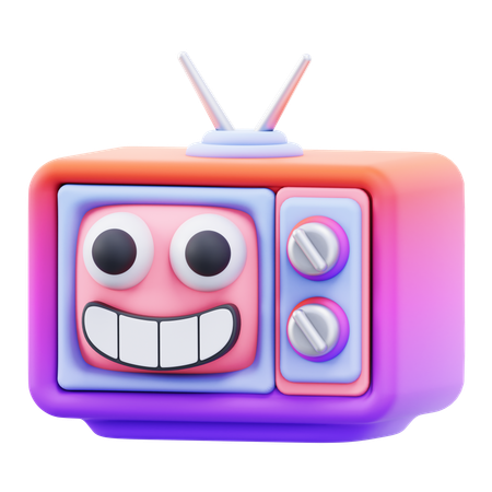 Television  3D Icon