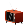 television 3d logo