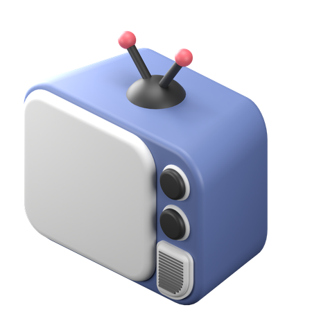 Television  3D Icon