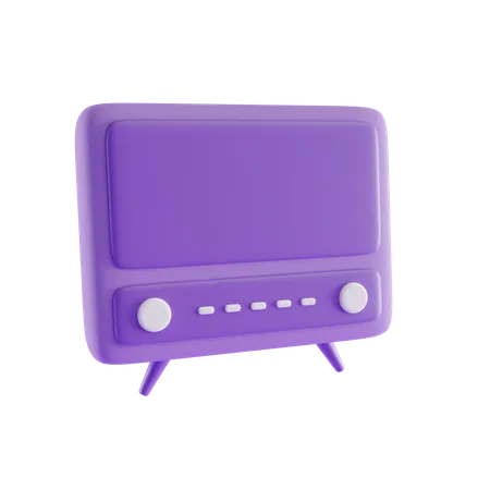 Television  3D Icon