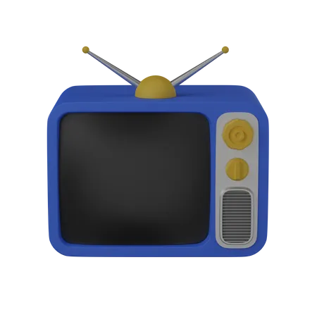 Television  3D Icon