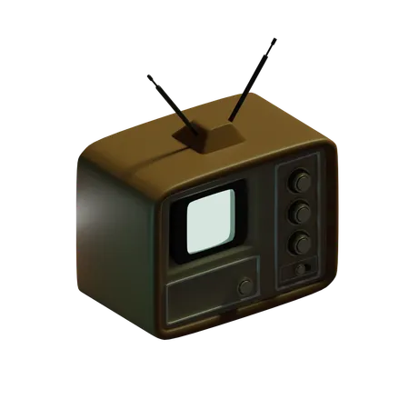 Television  3D Icon