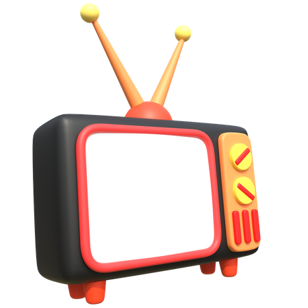 Television  3D Icon