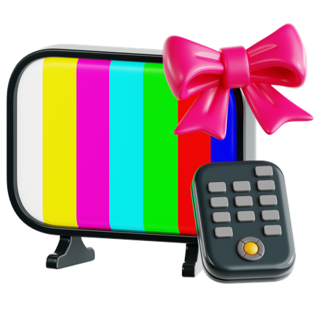 Television  3D Icon