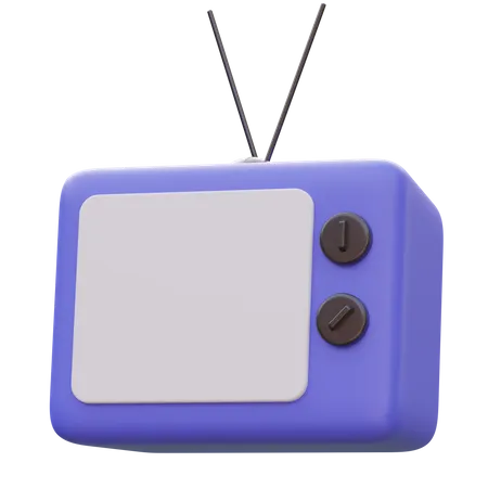 Television  3D Icon