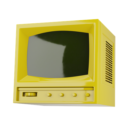 Television  3D Icon