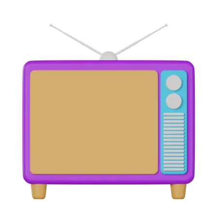 Television  3D Icon