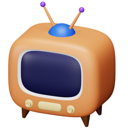 Television  3D Icon