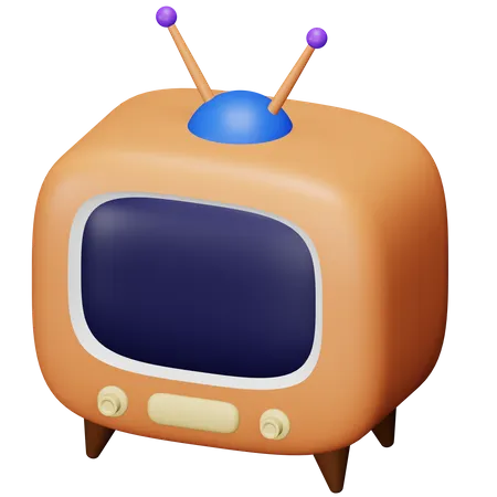 Television  3D Icon