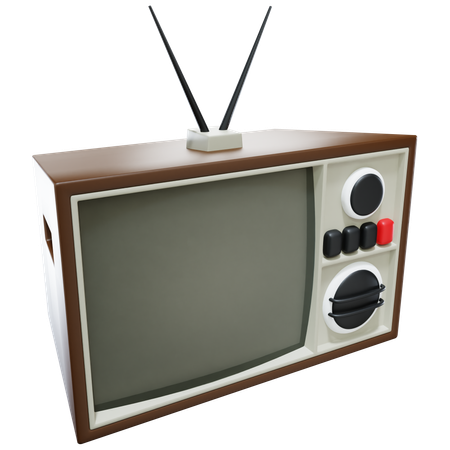 Television  3D Icon