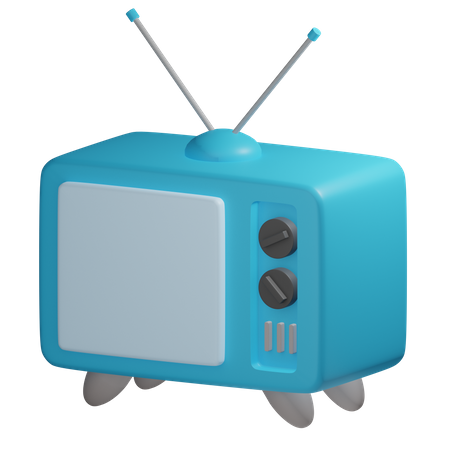 Television  3D Icon