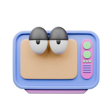 Television  3D Icon