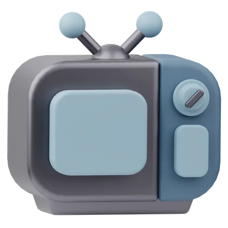 Television  3D Icon