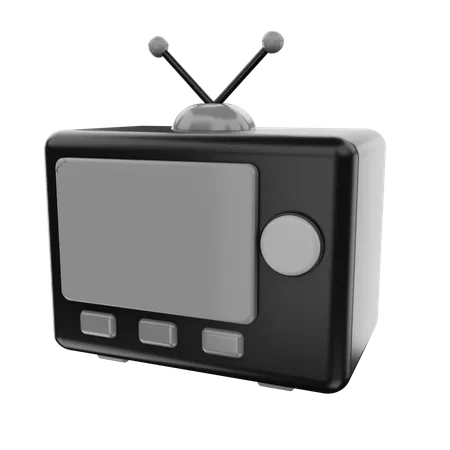 Television  3D Icon