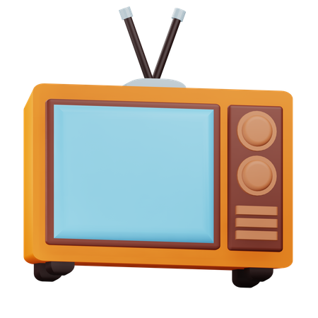 Television  3D Icon