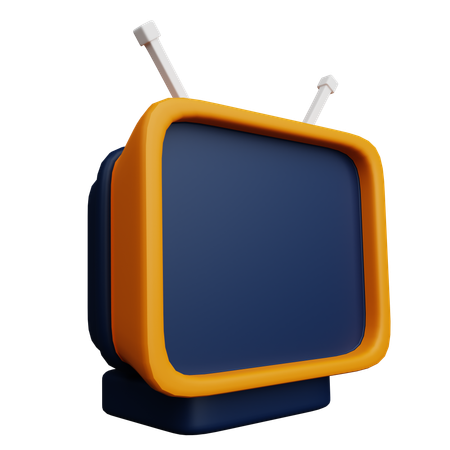 Television  3D Icon