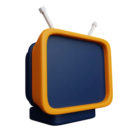 Television  3D Icon