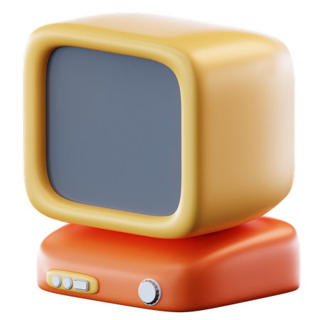 Television  3D Icon