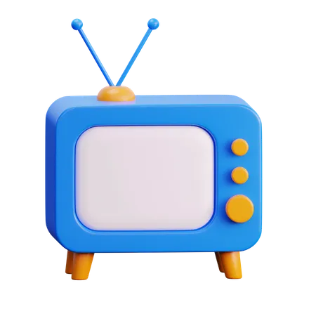 Television  3D Icon