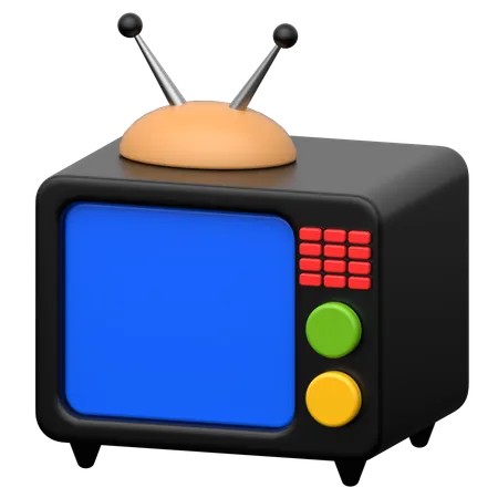 Television  3D Icon