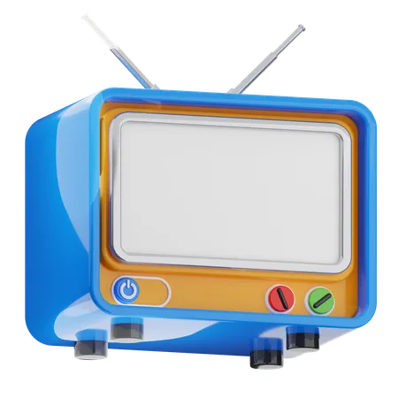 Television  3D Icon