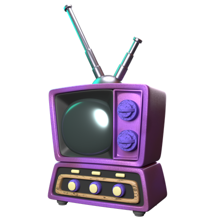 Television  3D Icon