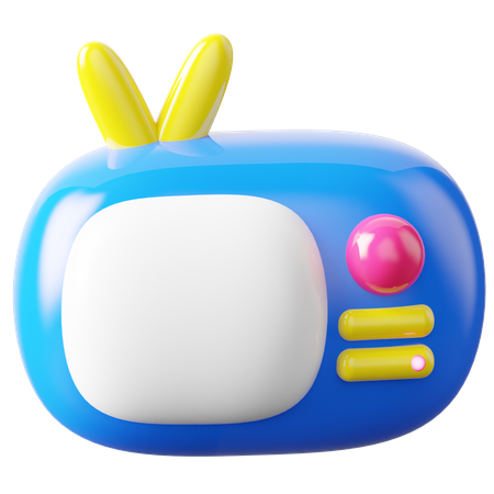 Television  3D Icon