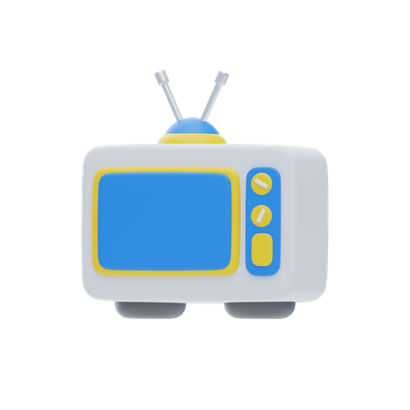 Television  3D Icon