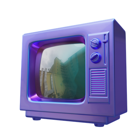 Television  3D Icon