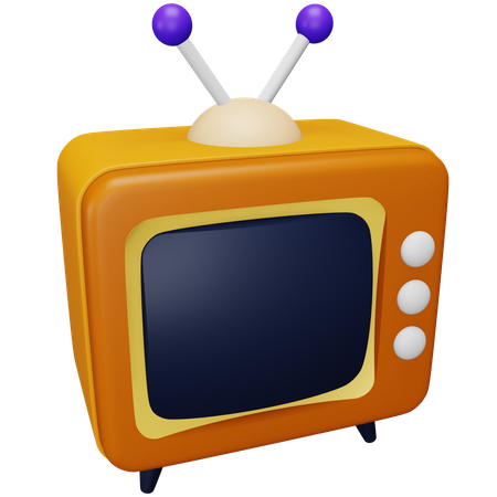Television  3D Icon