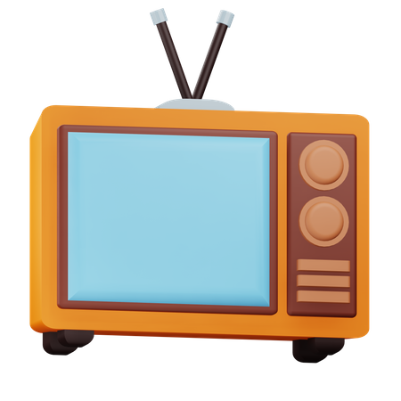 Television  3D Icon