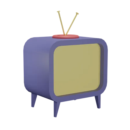 Television  3D Illustration