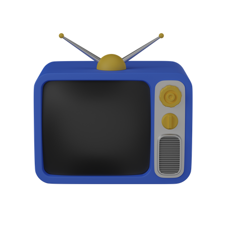 Television  3D Icon