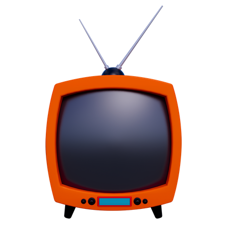 Television 3D Icon