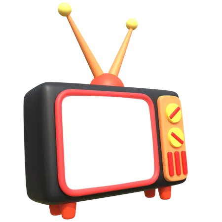 Televisión  3D Icon